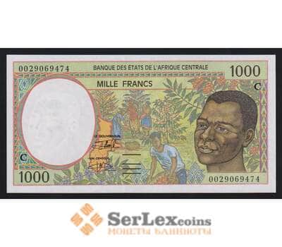 Конго республика 1000 франков 2000 Р102Сg UNC арт. 54692