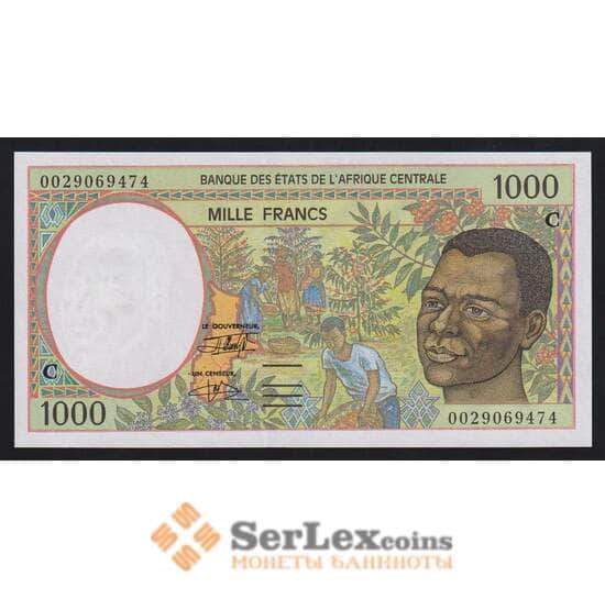 Конго республика 1000 франков 2000 Р102Сg UNC арт. 54692 Конго республика 1000 франков 2000 Р102Сg UNC арт. 54692