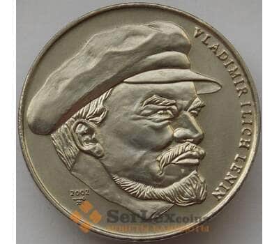 Монета Куба 1 песо 2002 КМ854 UNC Ленин арт. 14242