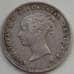 Монета Великобритания 4 пенса 1854 КМ731 XF Виктория арт. 14127
