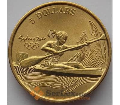 Монета Австралия 5 долларов 2000 КМ377 BU Гребля Олимпиада Сидней (J05.19) арт. 17206