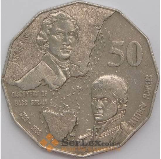 Австралия монета 50 центов 1998 KM364 XF  арт. 17189