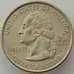 Монета США 25 центов 1999 P КМ293 aUNC Делавер арт. 15422