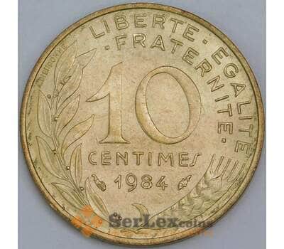 Франция 10 сантимов 1962-2001 КМ929 UNC арт. 57379