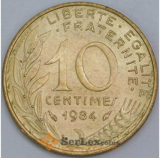 Франция 10 сантимов 1962-2001 КМ929 UNC арт. 57379