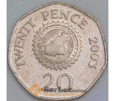 Гернси 20 пенсов 2003 КМ90 VF арт. 56561