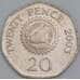 Гернси 20 пенсов 2003 КМ90 VF арт. 56561