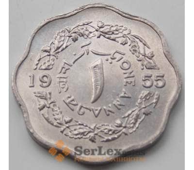 Монета Пакистан 1 анна 1953-1958 КМ14 aUNC арт. 7267