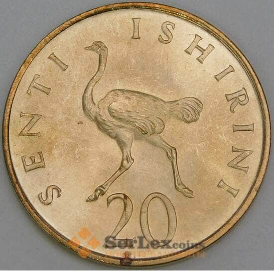 Танзания 20 сенти 1970 КМ2 UNC арт. 55186 Танзания 20 сенти 1970 КМ2 UNC арт. 55186