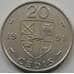 Монета Гана 20 седи 1991-1997 КМ30 XF арт. 7309