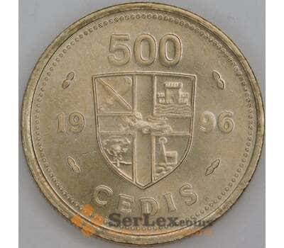 Гана монета 500 седи 1996 КМ34 UNC арт. 43478