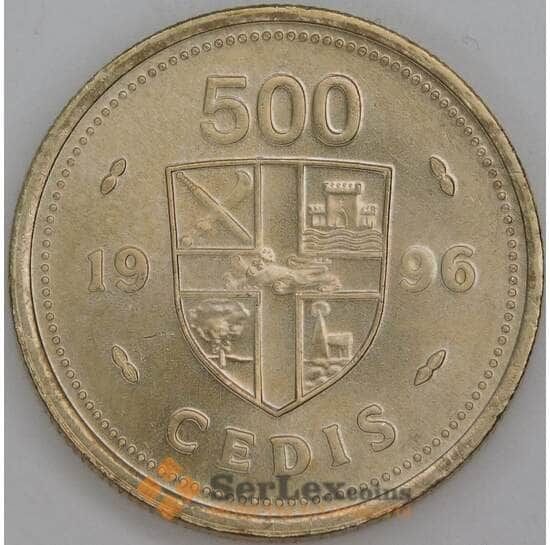 Гана 500 седи 1996 КМ34 UNC арт. 43478 Гана 500 седи 1996 КМ34 UNC арт. 43478