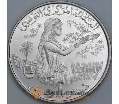 Тунис 1 динар 1983 КМ304 UNC арт. 55194