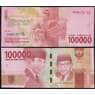 Индонезия банкнота 100000 рупий 2016 Р160 UNC  арт. 48804