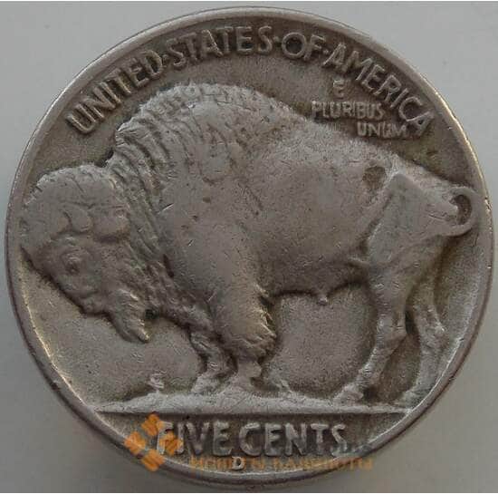 США 5 центов 1937 D KM134 VF арт. 14680