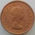 Монета Южная Африка ЮАР 1/2 пенни 1953 КМ45 UNC (J05.19) арт. 16948