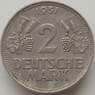 Германия 2 марки 1951 D КМ111 VF арт. 12212