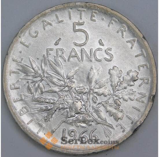 Франция 5 франков 1966 КМ926 AU арт. 57300