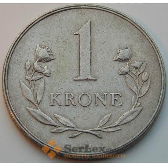 Гренландия 1 крона 1960 КМ10a VF арт. 8813