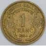 Франция 1 франк 1934 КМ885 VF  арт. 57374