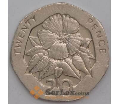 Острова Святой Елены и Вознесения монета 20 пенсов 2003 КМ21 aUNC арт. 44670