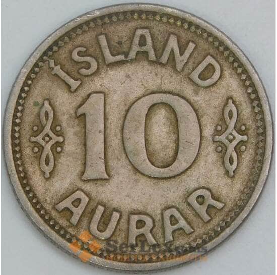 Исландия 10 эйре 1939 КМ1 VF арт. 56617