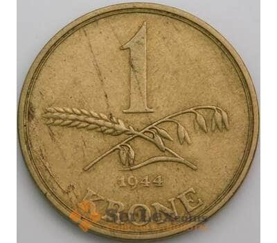 Монета Дания 1 крона 1944 КМ835 VF арт. 12997