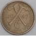 Монета Южная Родезия 6 пенсов 1947 КМ17b VF арт. 7786