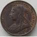 Монета Великобритания 1 пенни 1898 КМ790 AU арт. 12009