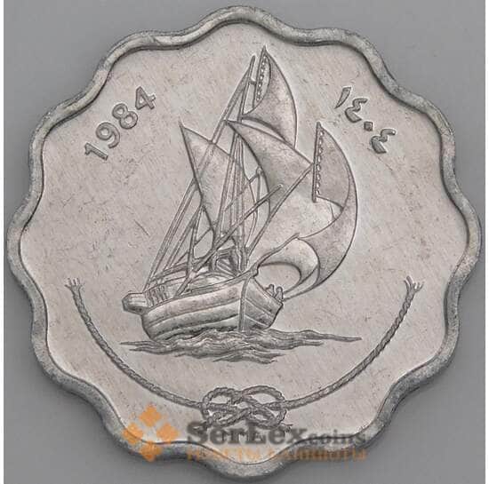 Мальдивы монета 10 лаари 1984 КМ70 aUNC арт. 46008