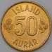 Монета Исландия 50 эйре 1974 КМ17 UNC арт. 26983