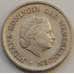 Монета Нидерландские Антиллы 1/4 гульдена 1965 КМ4 VF арт. 8311