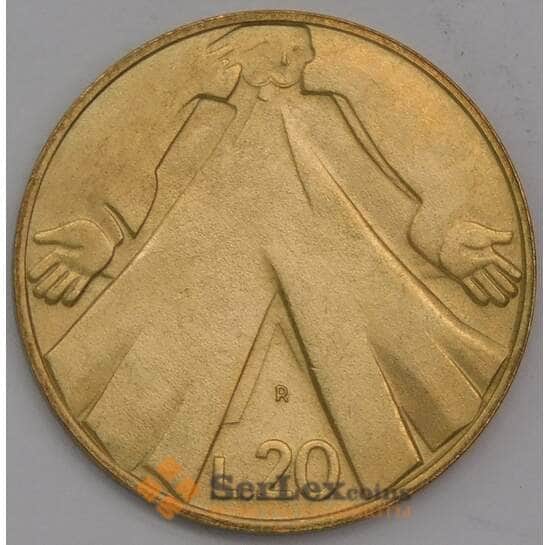 Сан-Марино монета 20 лир 1990 КМ252 UNC Шестнадцать веков истории арт. 41535
