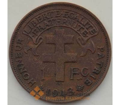 Монета Камерун 1 франк 1943 КМ5 XF арт. 13061