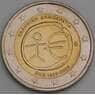 Греция монета 2 евро 2009 КМ227 UNC 10 лет евро арт. 46755