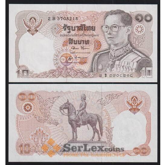 Таиланд 10 бат 1980 КМ87(1) UNC арт. 52243