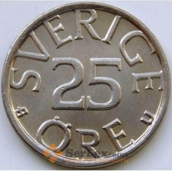 Швеция 25 эре 1978 КМ851 UNC арт. 4657