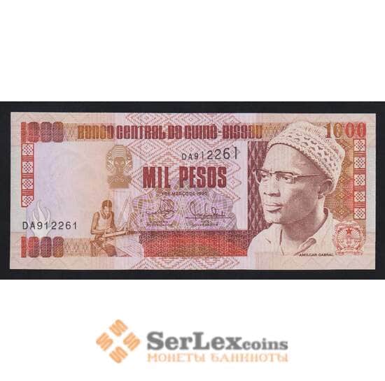 Гвинея-Биссау Бисау 1000 песо 1990 Р13а UNC  арт. 54698 Гвинея-Биссау Бисау 1000 песо 1990 Р13а UNC  арт. 54698
