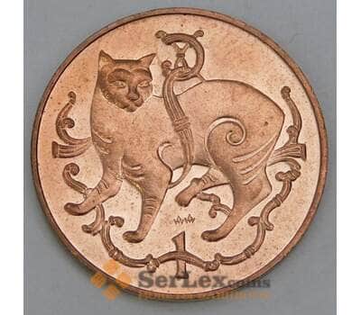 Мэн 1 пенни 1983 КМ59 UNC арт. 56128