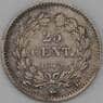 Франция 25 сантим 1845 В КМ755 XF арт. 22724