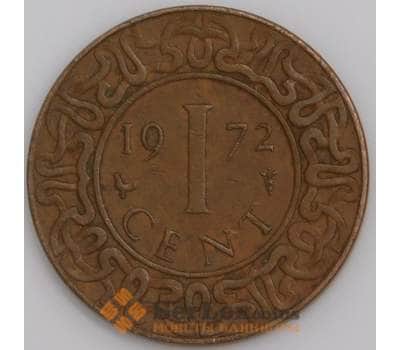 Суринам монета 1 цент 1972 КМ11 XF арт. 47686