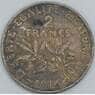 Франция 2 франка 1914 КМ845 VF арт. 56831