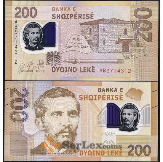 Албания 200 лек 2019 UNC арт. 22656