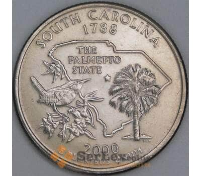 США 25 центов 2000 D КМ307 AU Южная Каролина арт. 54943