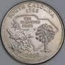 США 25 центов 2000 D КМ307 AU Южная Каролина арт. 54943