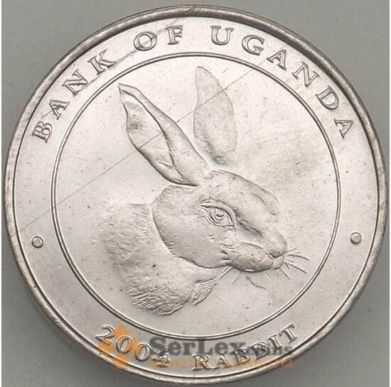 Уганда 100 шиллингов 2004 КМ143 UNC Год Кролика (J05.19) арт. 18073