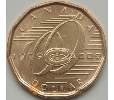 Монета Канада 1 доллар 2009 Монреаль Канадианс UNC арт. 5357