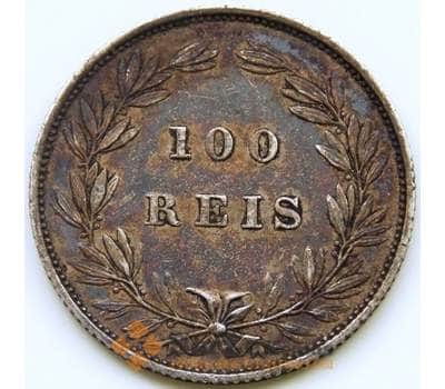Монета Португалия 100 рейс 1886 КМ510 XF Серебро арт. 5375