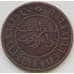 Монета Нидерландская Восточная Индия 2 1/2 цента 1858 КМ308 VF арт. 5380