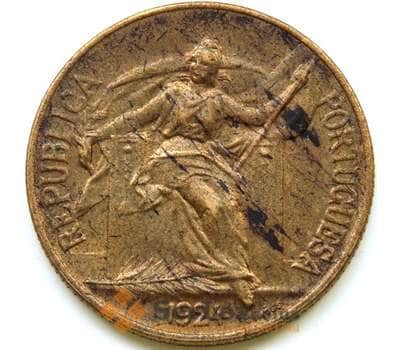 Монета Португалия 1 эскудо 1924 КМ576 VF арт. 5382